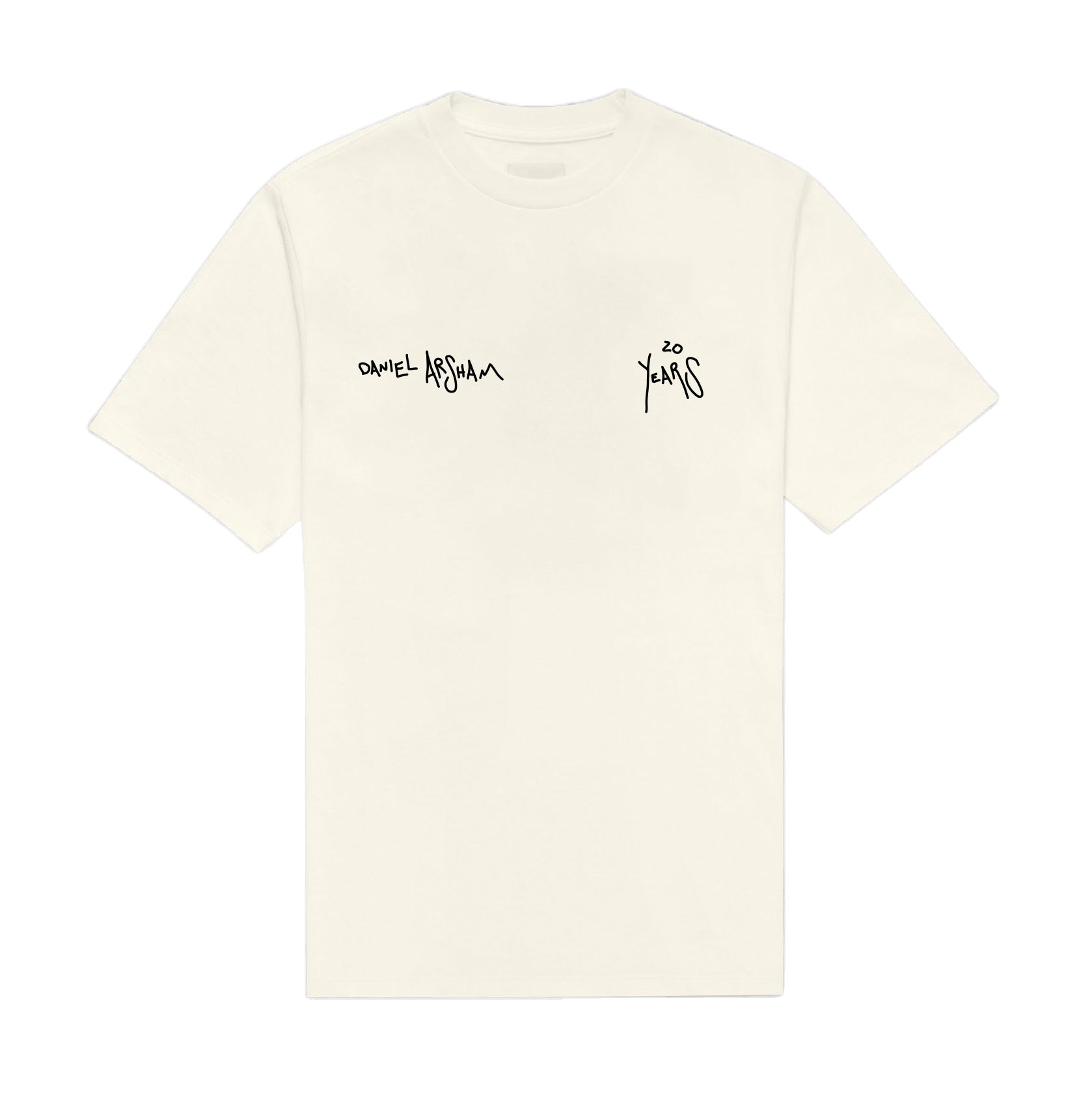 Daniel Arsham - 20 Years: T-Shirt - Falling Clock (Cream)