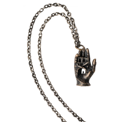 Daniel Arsham – Hand Labyrinth Pendant Necklace