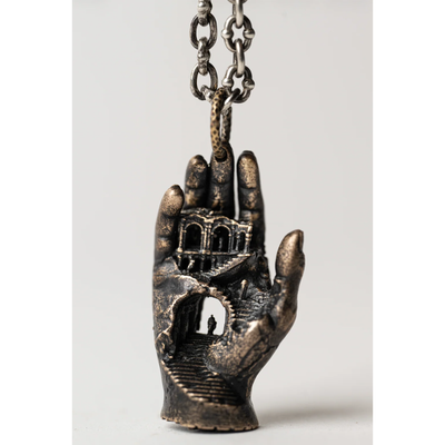 Daniel Arsham – Hand Labyrinth Pendant Necklace