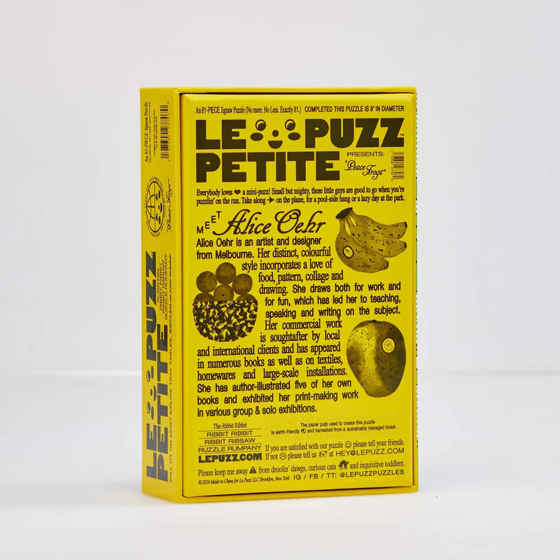 Le Puzz - Peace Frogs Mini Puzzle