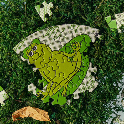 Le Puzz - Peace Frogs Mini Puzzle