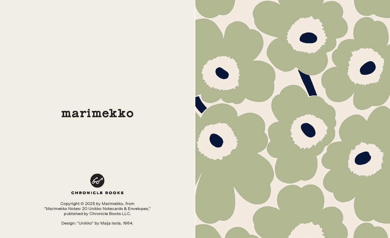 Marimekko - Unikko Notecard Box (20 Cards and Envelopes)