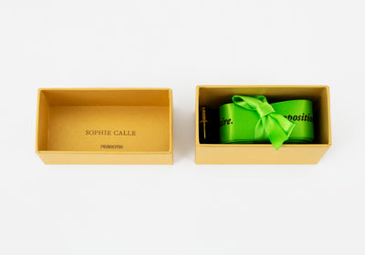 Sophie Calle - Proposition pour un rituel d'anniversaire, 2026 (Kiwi Green)