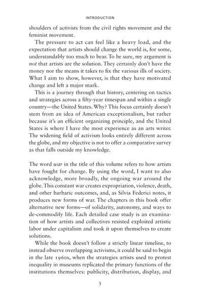 The War of Art: A History of Artists' Protest In America by Lauren O’Neill-Butler