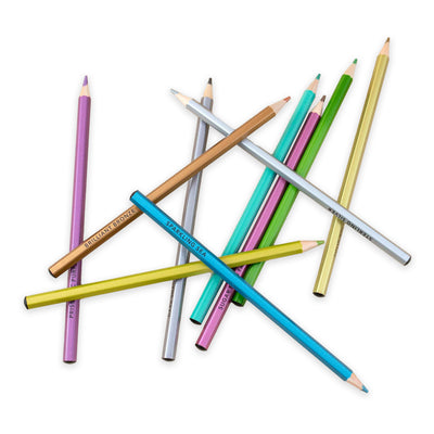 Bright Ideas - 10 Metallic Colored Pencils