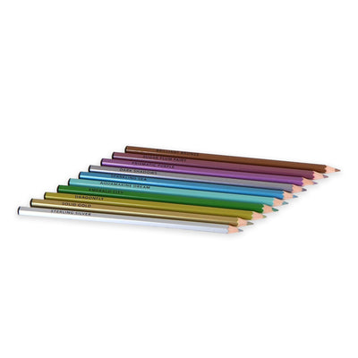 Bright Ideas - 10 Metallic Colored Pencils