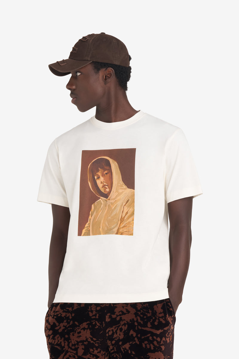 Claire Tabouret x Études - Short-Sleeve Ivory Shirt
