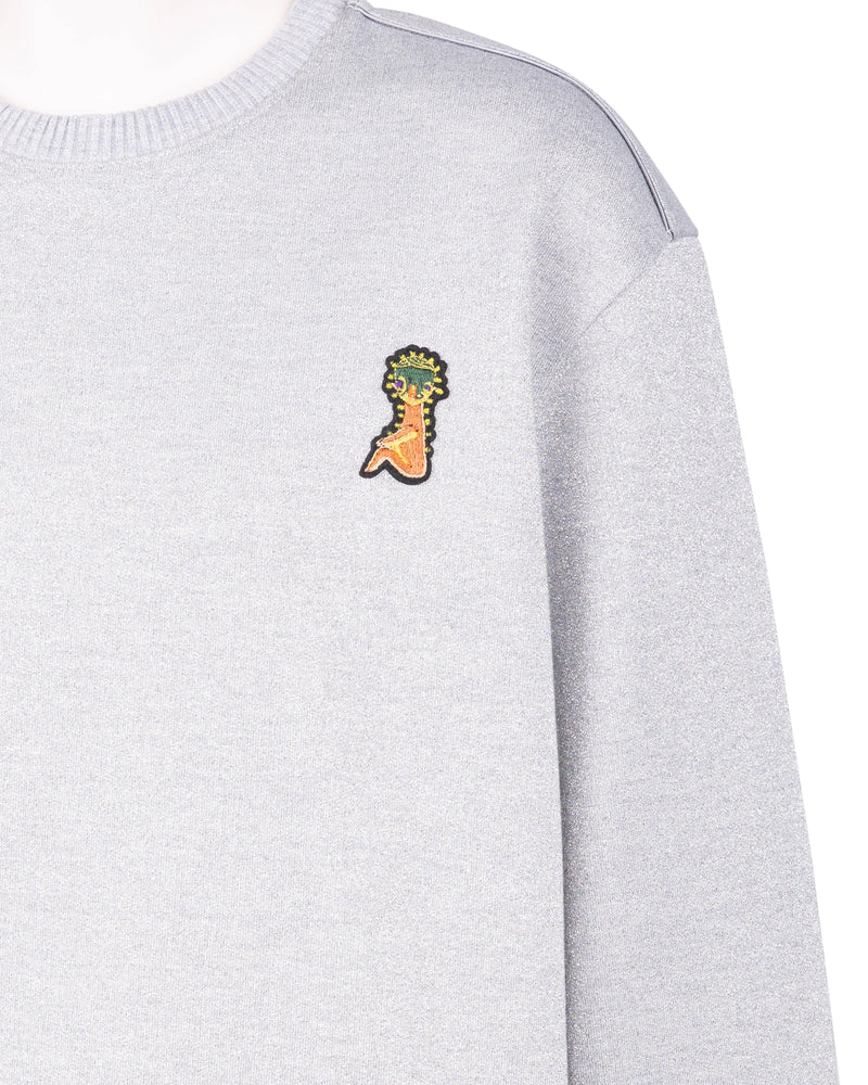 Izumi Kato x Anteprima - Shiny Terry Sweater (Grigio Perla)