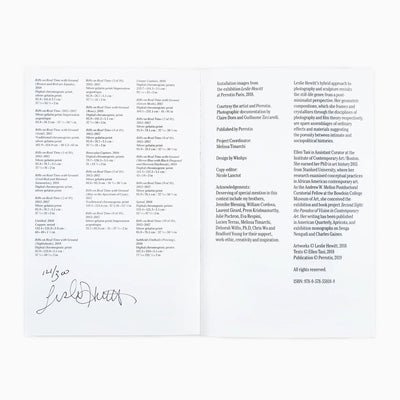 Leslie Hewitt - Set Theory (Signed)
