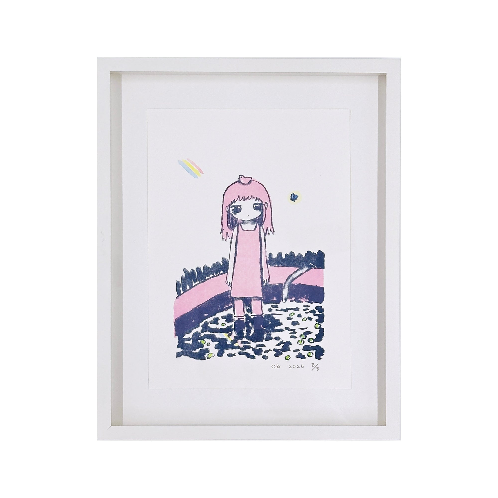 ob - Gathering by the Water 水辺の集い /, 2026 (Framed)
