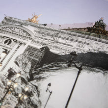 Load image into Gallery viewer, JR - Retour à la Caverne Acte I, 7 septembre 2023, 06h52, Palais Garnier, Paris, 2023