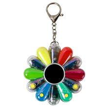 Load image into Gallery viewer, Takashi Murakami - Flower Go Walk Game - Aurora: Multi x White (with Collectible Trading Card)