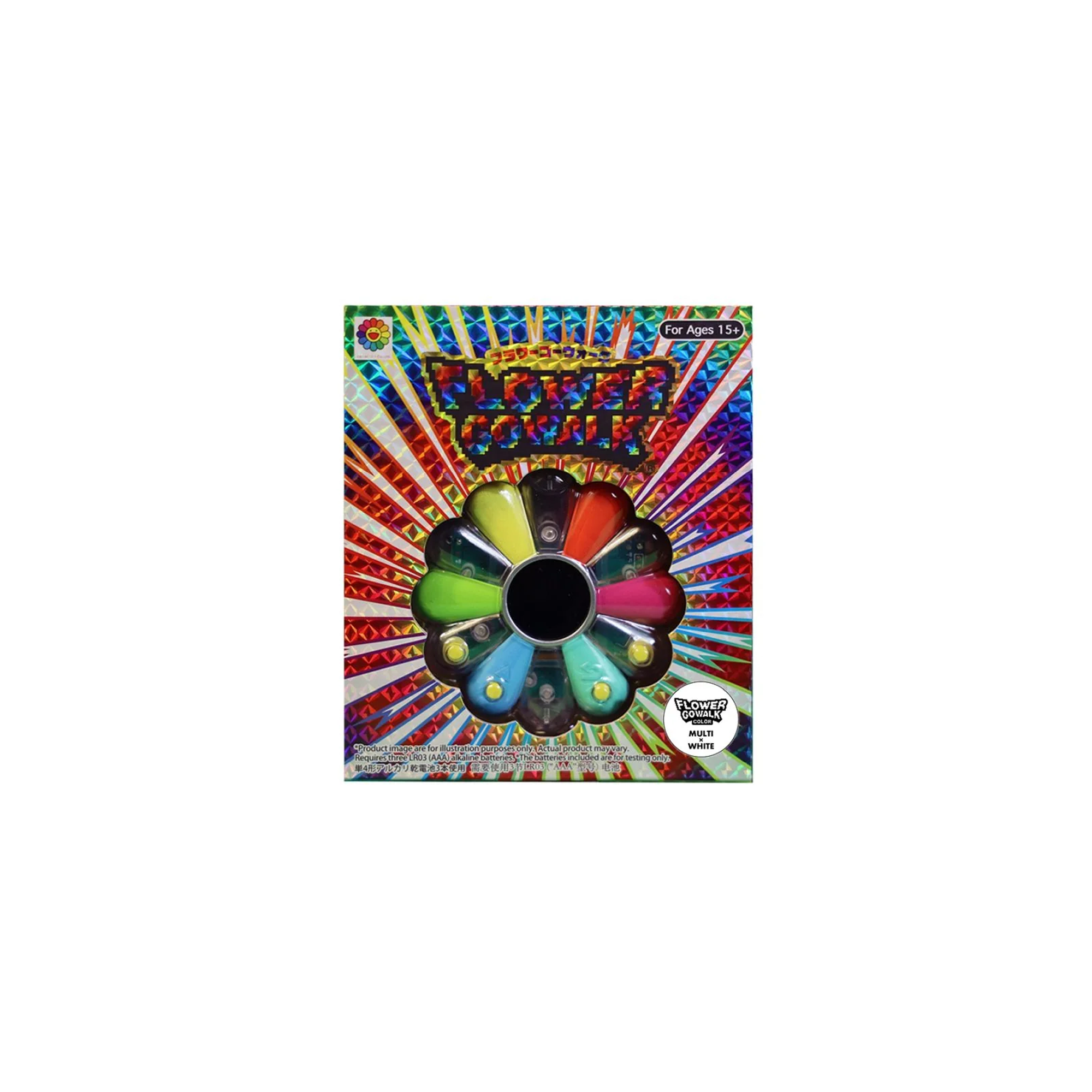 Takashi Murakami - Flower Go Walk Game - Multi x White (with Collectible Trading Card)