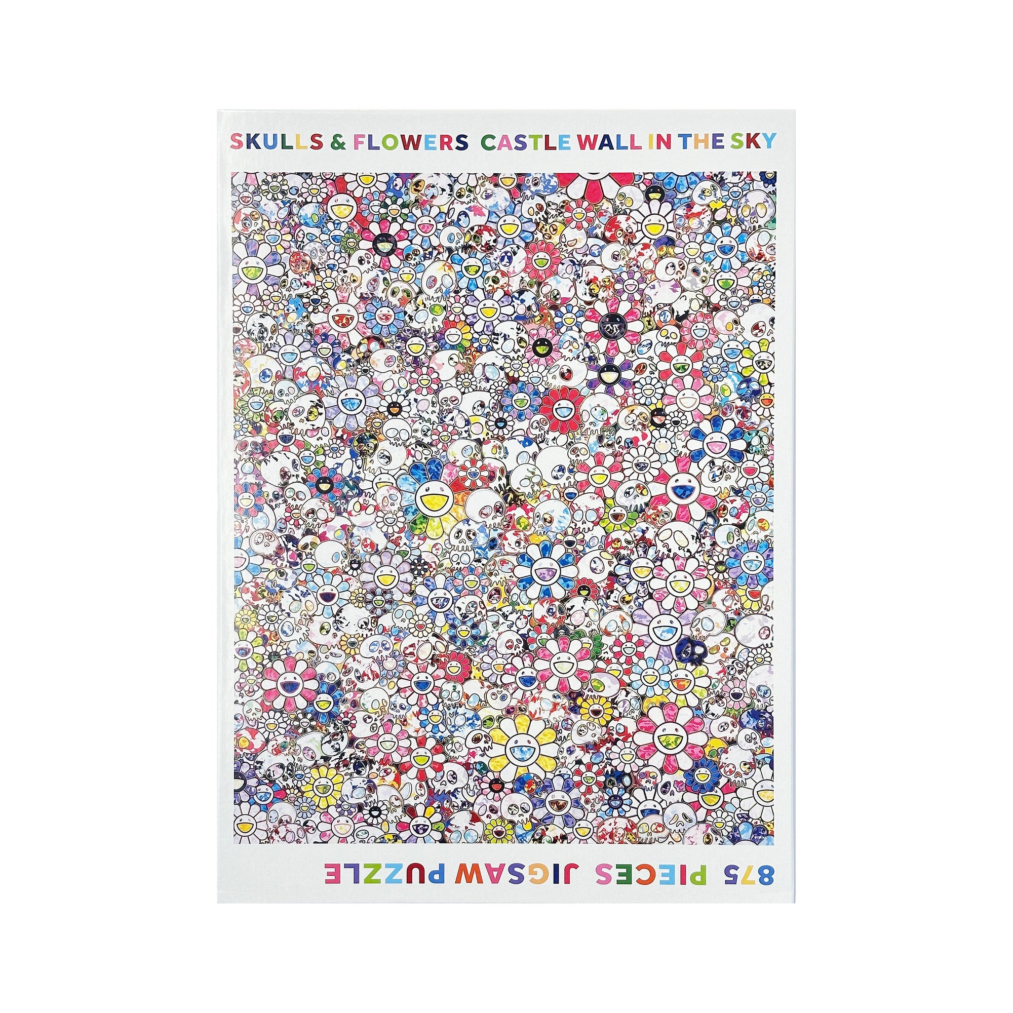 Takashi Murakami - Jigsaw Puzzle - Skulls & Flowers Castle Wall in the Sky