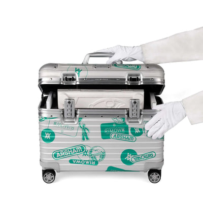 Daniel Arsham x RIMOWA - Eroded Turntable (Silver)