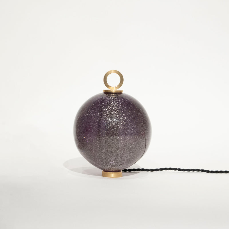 Jean-Michel Othoniel - Perle Lamp - Alessandrita Améthyste Mica (15cm)