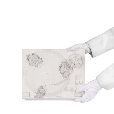 Daniel Arsham x RIMOWA - Eroded Turntable (Silver)