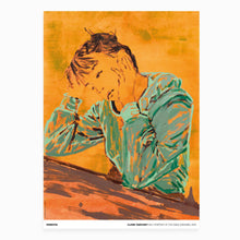 Load image into Gallery viewer, Claire Tabouret - Self Portrait at the Table (Orange) Poster
