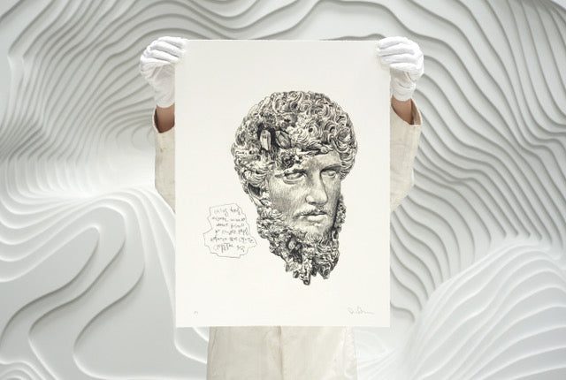 Daniel Arsham - Eroded Classical Prints (Set of 3)
