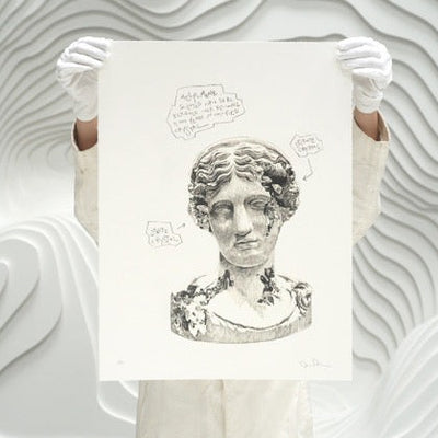 Daniel Arsham - Eroded Classical Prints (Set of 3)
