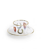 Load image into Gallery viewer, Toiletpaper (Maurizio Cattelan x Pierpaolo Ferrari) - Glass Coffee Cup & Saucer