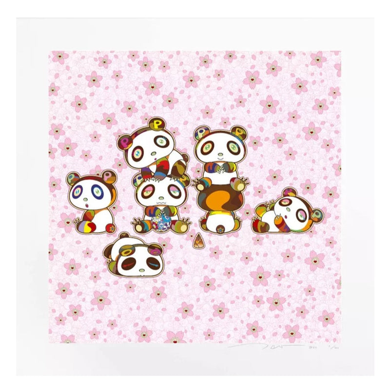 Takashi Murakami - Baby Pandas Cuddling! Yay!