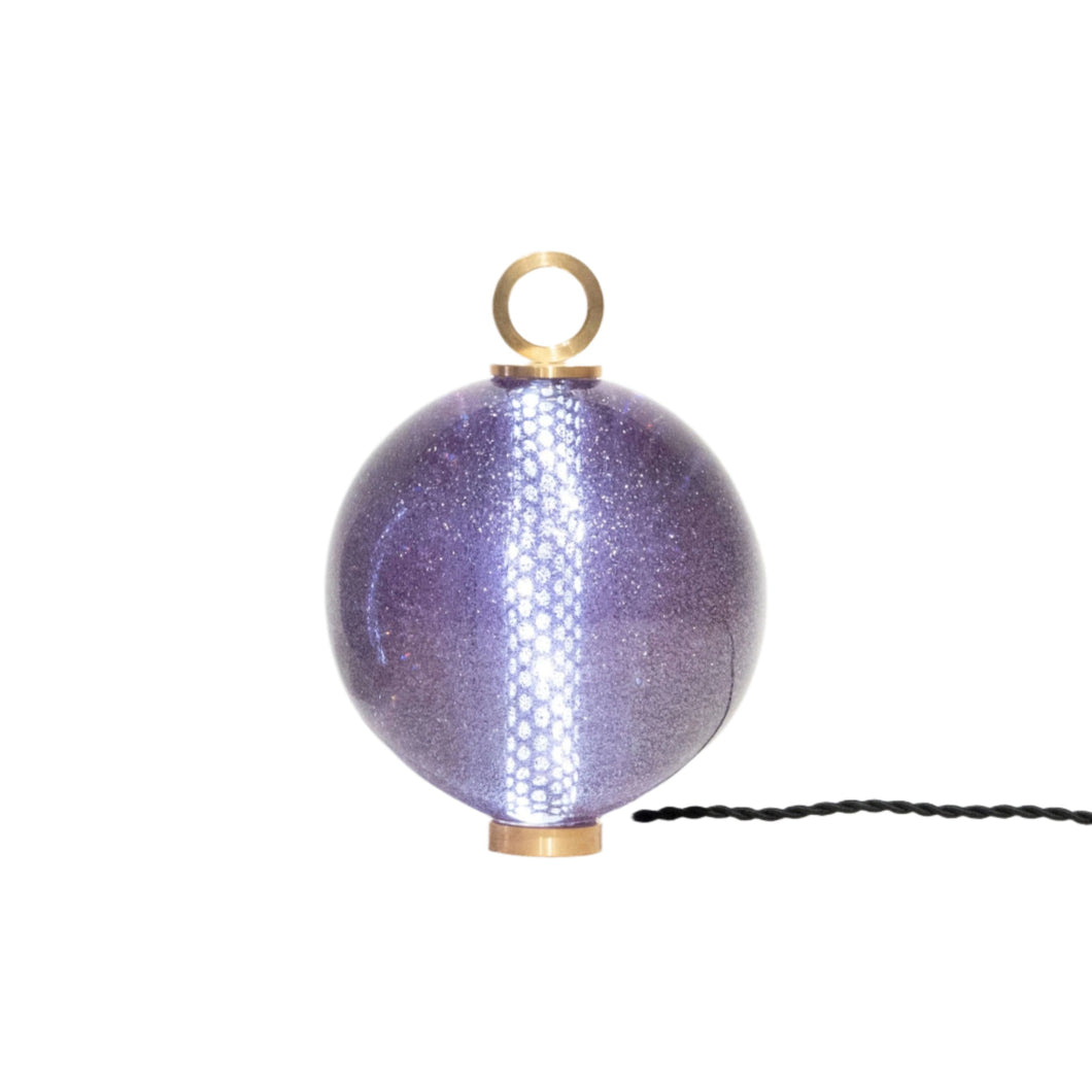Jean-Michel Othoniel - Perle Lamp - Alessandrita Améthyste Mica (15cm)