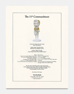 Maurizio Cattelan - The 11th Commandment