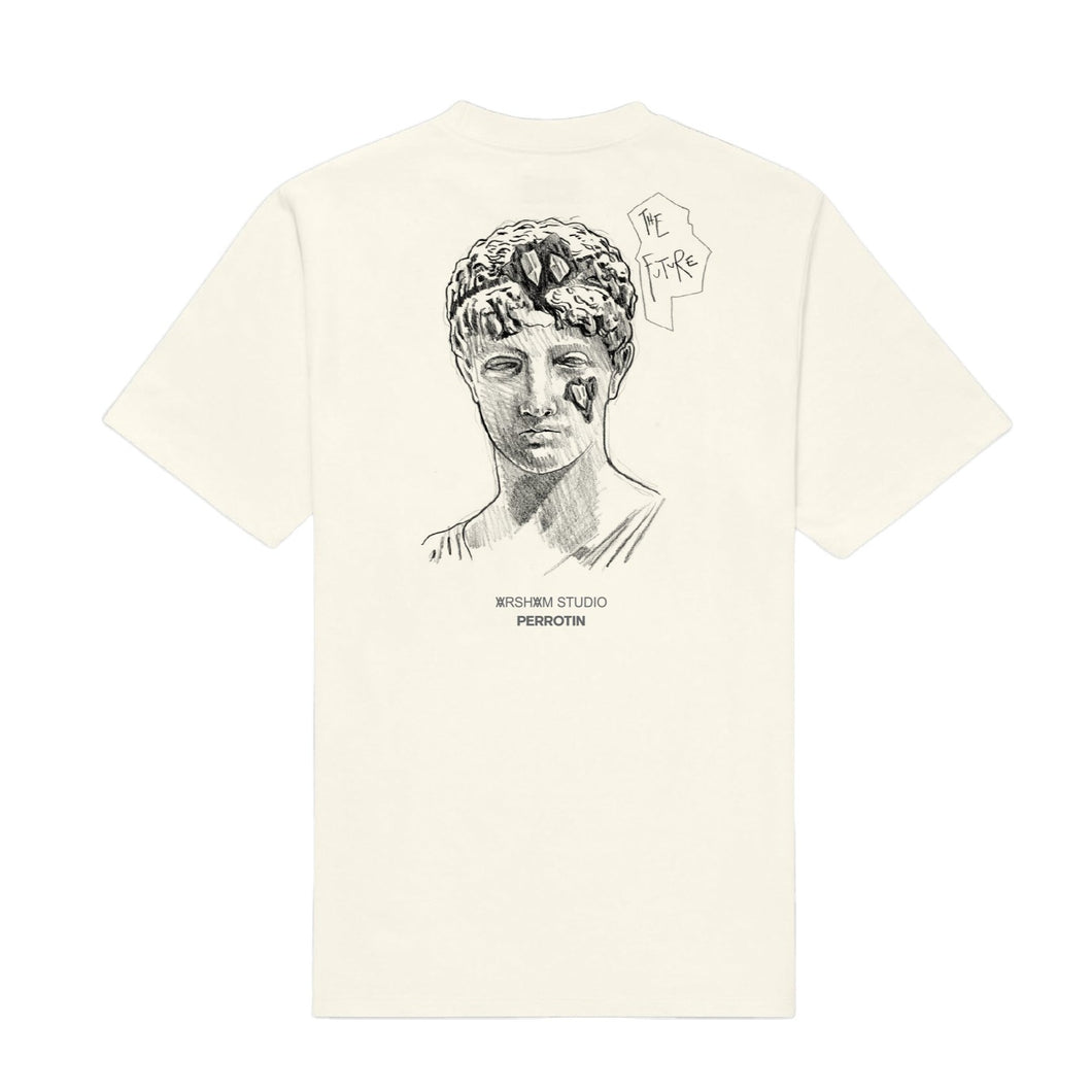 Daniel Arsham - 20 Years: T-Shirt - Eroded Bust (Cream)