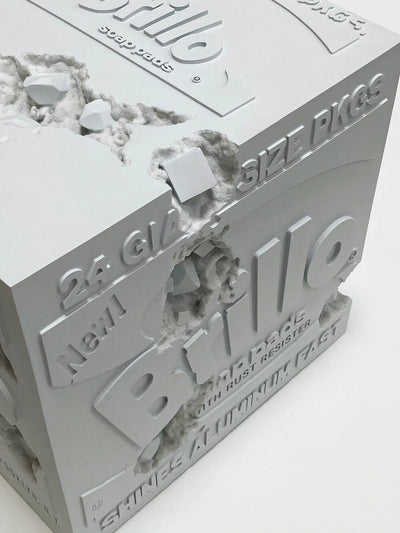 Daniel Arsham - Eroded Brillo Box (Blue)