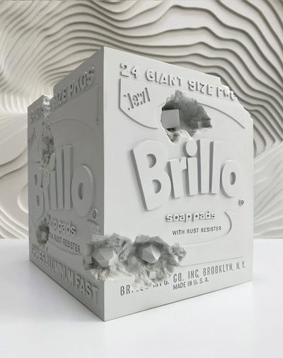 Daniel Arsham - Eroded Brillo Box (Blue)
