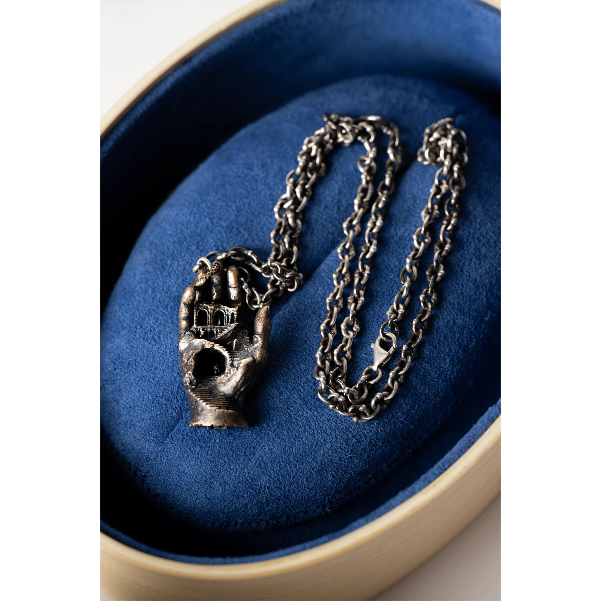 Daniel Arsham – Hand Labyrinth Pendant Necklace