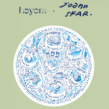 Load image into Gallery viewer, Hayom x Joann Sfar - Plateau de seder (Seder Plate)
