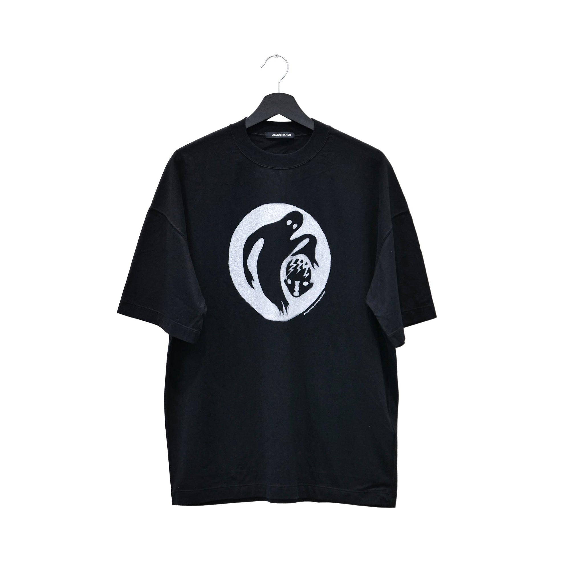 Izumi Kato x Almost Black - Ghost Logo T-Shirt