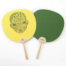 Load image into Gallery viewer, Izumi Kato x Chiso - Uchiwa Fan: Yellow Boy
