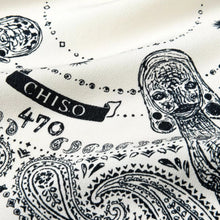 Load image into Gallery viewer, Izumi Kato x Chiso - Fukusa Handkerchief (Black)
