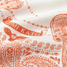 Load image into Gallery viewer, Izumi Kato x Chiso - Fukusa Handkerchief (Orange)
