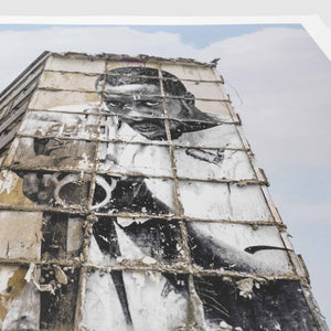 JR - 28 Millimètres, Portrait d'une génération, B5, Destruction 1, Montfermeil, France, 2025
