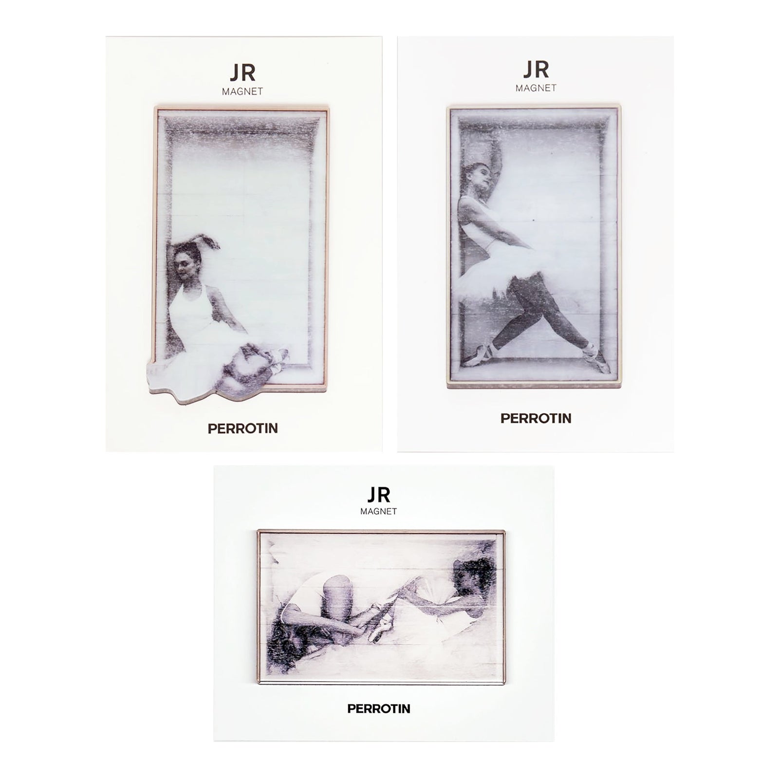 JR - Acrylic Block Magnets - Ballerina in Crate