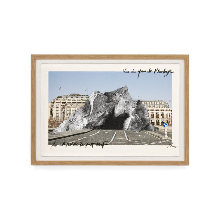 JR - La Caverne du Pont Neuf, vue du quai de l'horloge, Paris, France, 2026