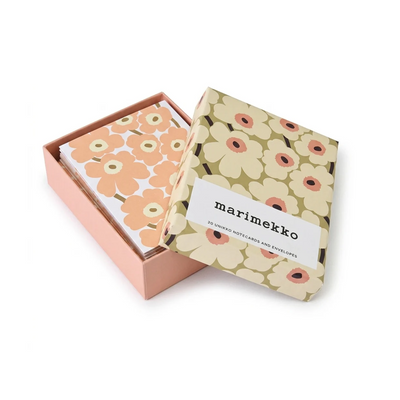 Marimekko - Unikko Notecard Box (20 Cards and Envelopes)