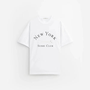 New York Sushi Club - Relaxed Tee (White)