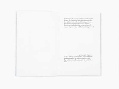Sophie Calle - Neither Give Nor Throw Away