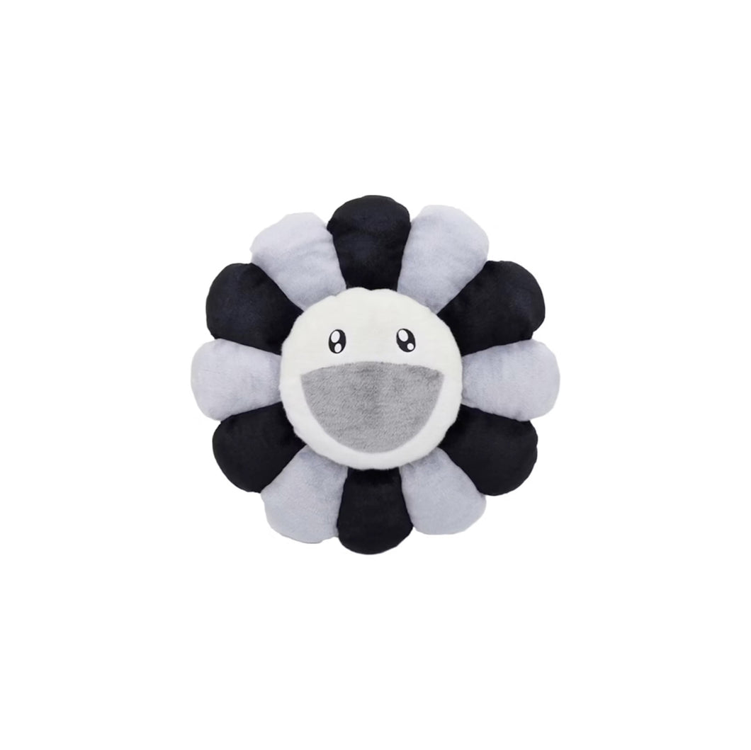Takashi Murakami - Flower Pillow - Gray & Black (30cm)
