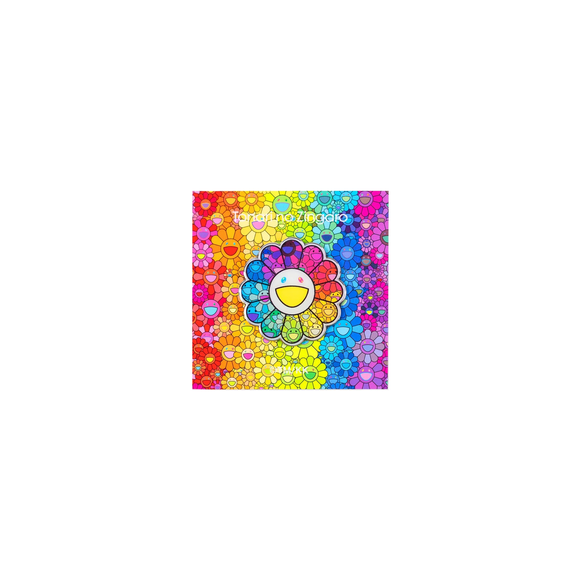 Takashi Murakami - Enamel Pin - Superflat Multicolor Flowers