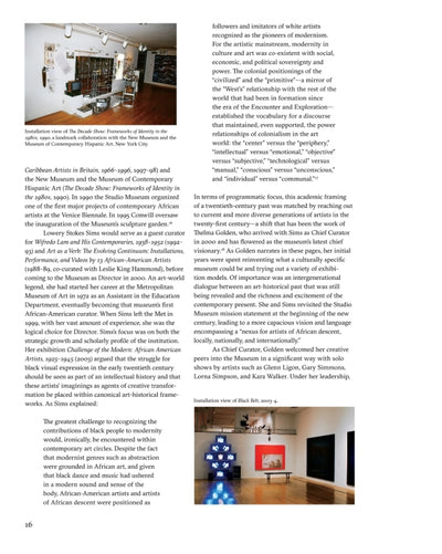Black Refractions: The Studio Museum in Harlem