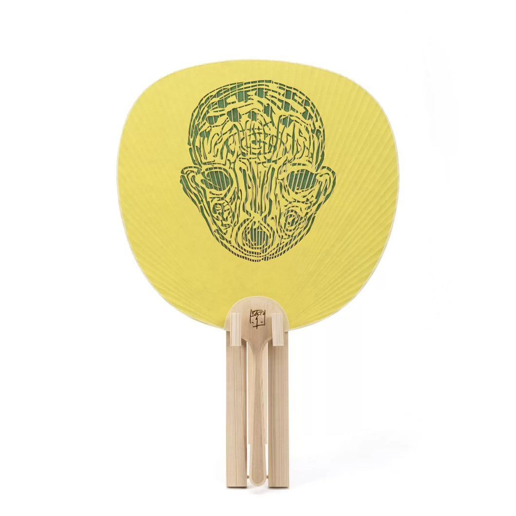 Izumi Kato x Chiso - Uchiwa Fan: Yellow Boy