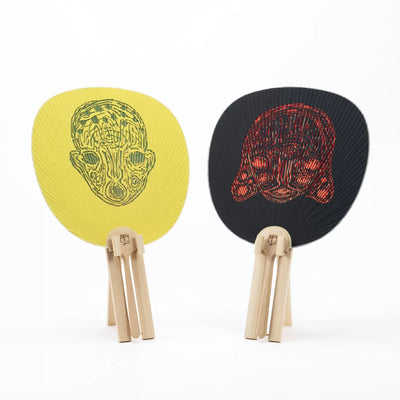 Izumi Kato x Chiso - Uchiwa Fan: Red Girl