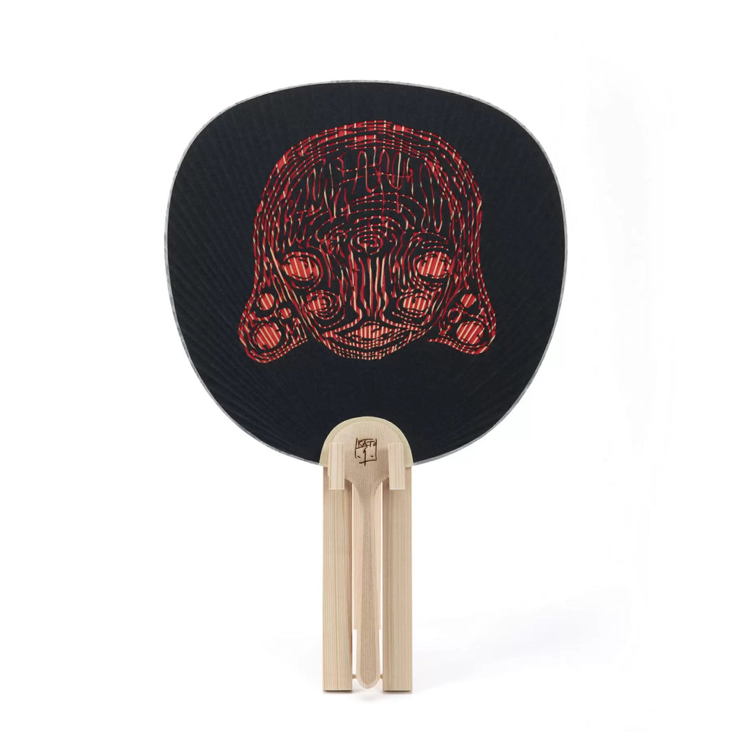 Izumi Kato x Chiso - Uchiwa Fan: Red Girl