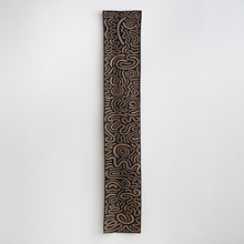 Load image into Gallery viewer, Josh Sperling - Squiggle Scarf (Black &amp; Camel)
